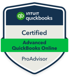 Advanced Certified QuickBooks Online ProAdvisor badge